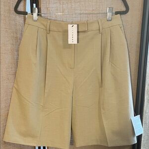 Topshop Beige Women's Bermudas
